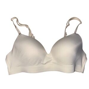 Soma Bra 36B Wireless Lace‎ J Hook Full Coverage Beige Lightly Padded T-shirt